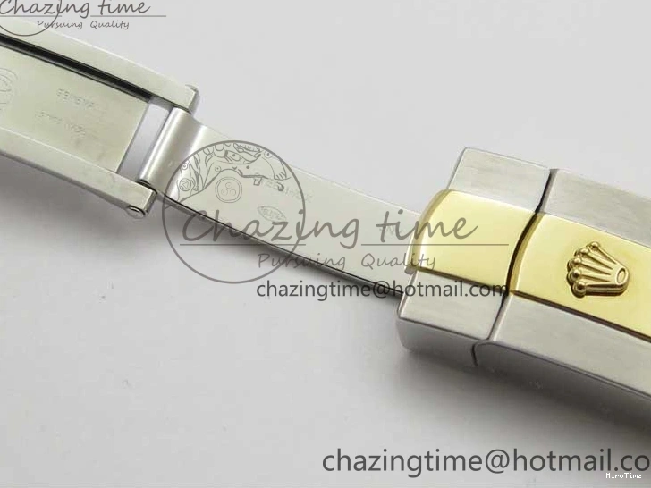 MiroTime 0127 SoftTouch Datejust 31mm 278273 SS YG BP Maker Best Edition Gray Diamonds Dial on SS YG Oyster Bracelet 2715